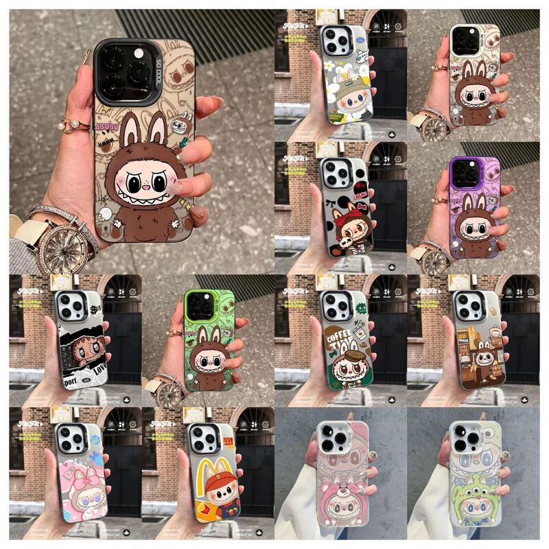 Labubu Is Suitable for Apple 17Promax Mobile Phone Case 16Pro Anti-Fall 15Promax Cartoon 14/13 Creative 11 Labubu Is Suitable for Apple 17Promax Mobile Phone Case 16Pro Anti-Fall 15Promax Cartoon 14/13 Creative 11