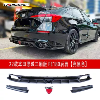 exhaust rear spoiler rear surround front — Spoiler