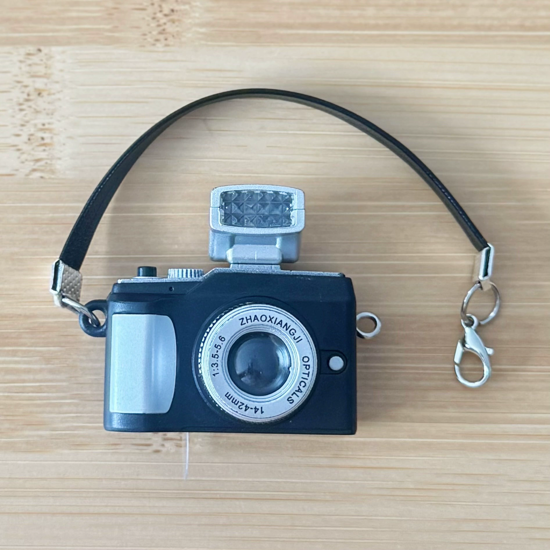 Cotton flashing doll, straps, retro small camera, keychain, makes sounds