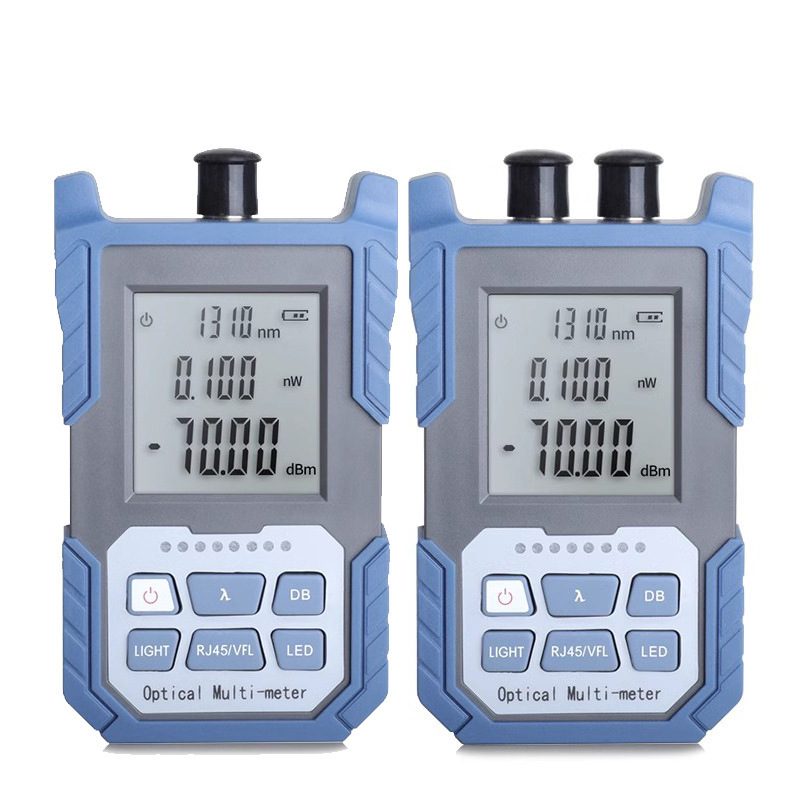 Mini optical power meter red light integrated machine multi-function fault tester red light source light collector