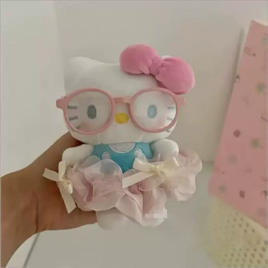 Плюшевый брелок (Sanrio) Hello Kitty, плюшевая кукла-талисман, размеры 10–16 см