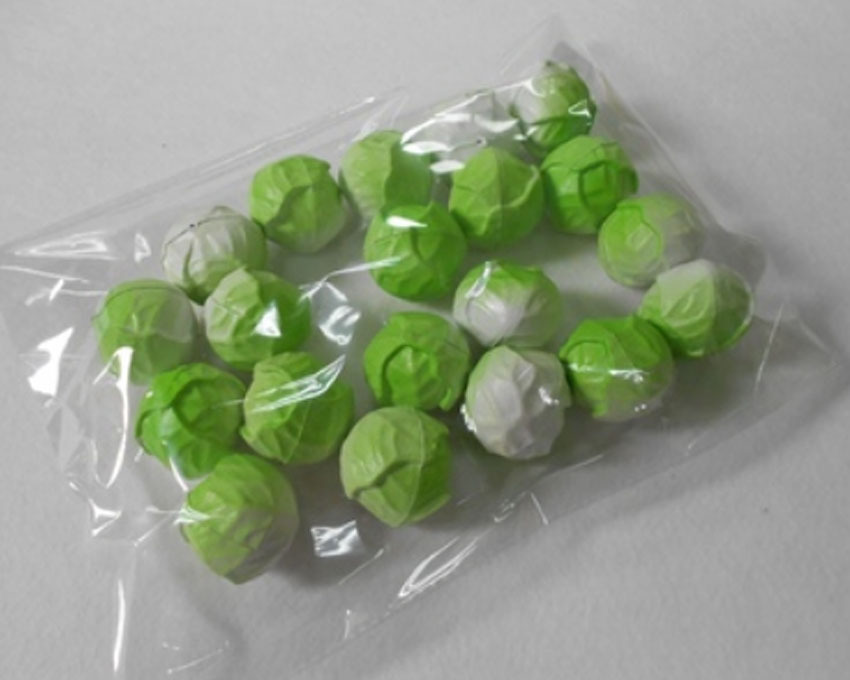45cm plastic green cabbage