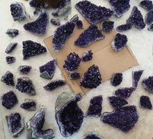 天然紫水晶原石晶簇 辦公家居裝飾教學收藏礦物晶體標本石擺件