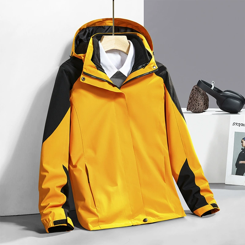 Осенне-зимняя спортивная одежда «Три в одном», мужская и женская съемная подкладка, рабочая одежда, инструменты, печать логотипа, куртка, пальто