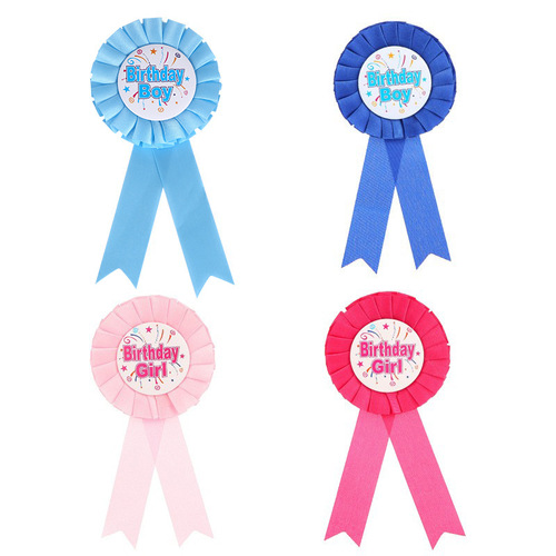 birthday girl birthday girl badge BIRTHDAY BOY boy badge birthday party supplies