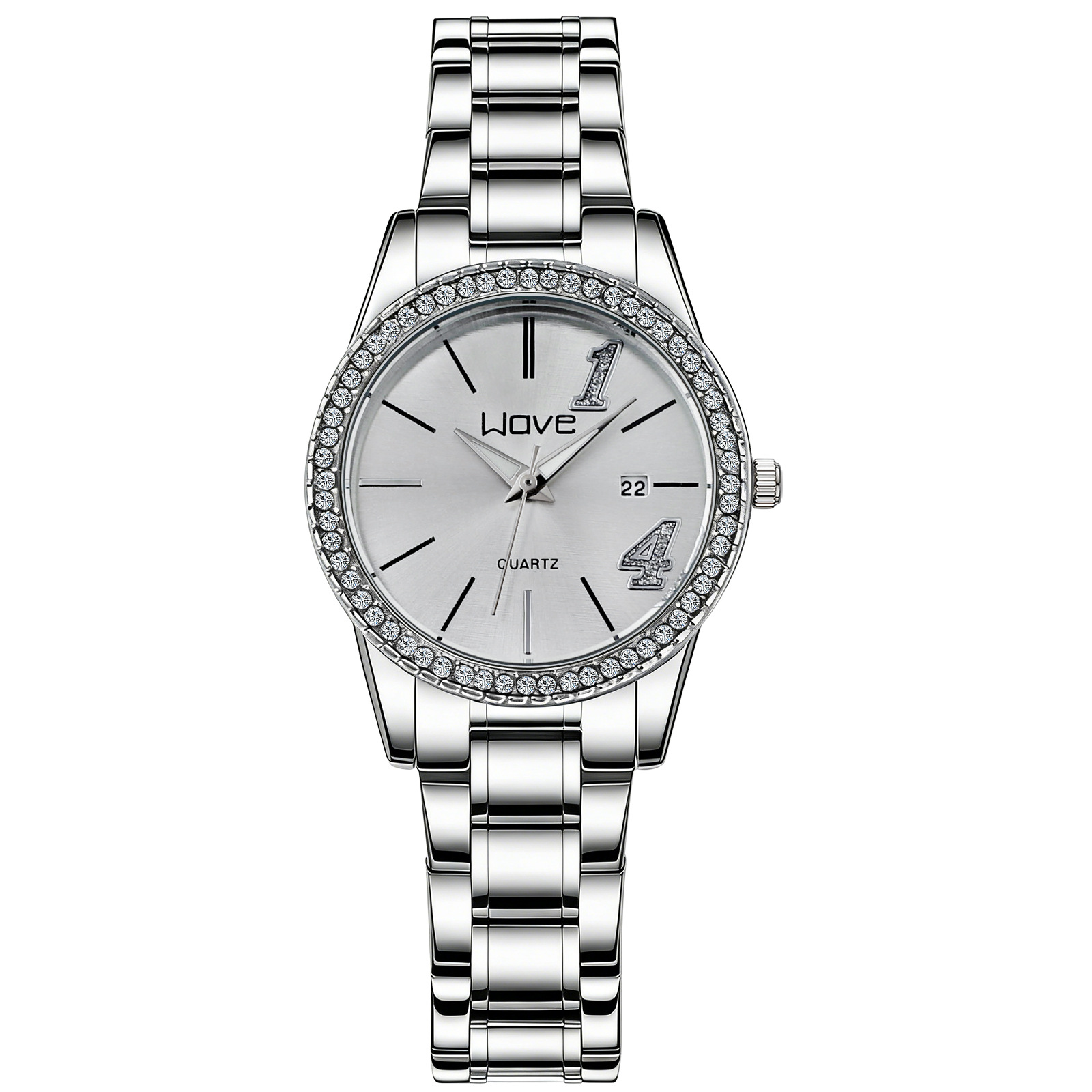 Herr- och damklocka med quartzverk och lysande urtavla_voghion.com