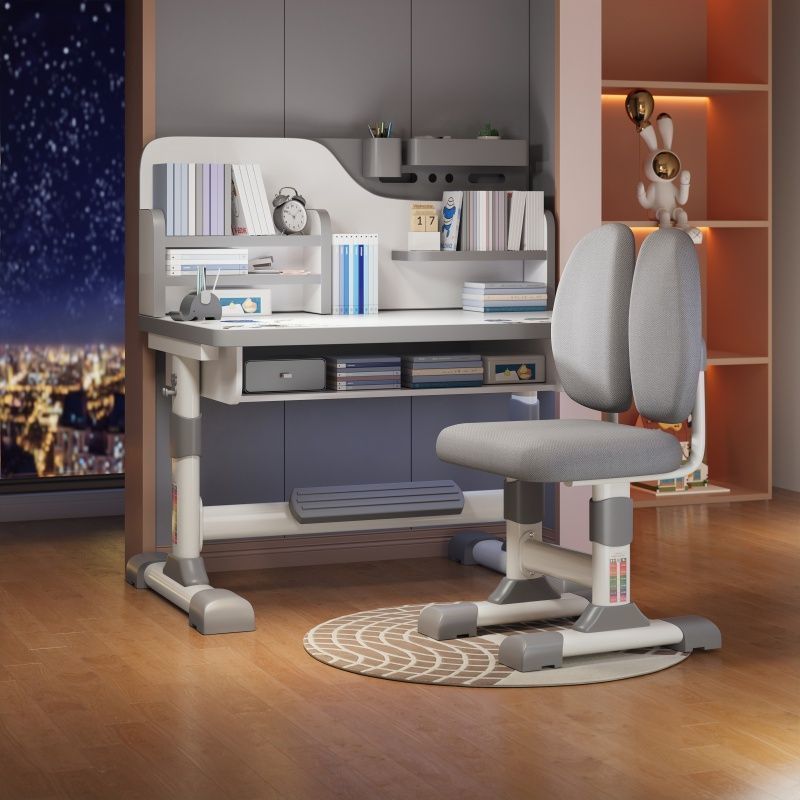 Children's Study Table, Primary School Student's Home Writing Desk, Children's Homework Special Table, Liftable Table and Chair Package