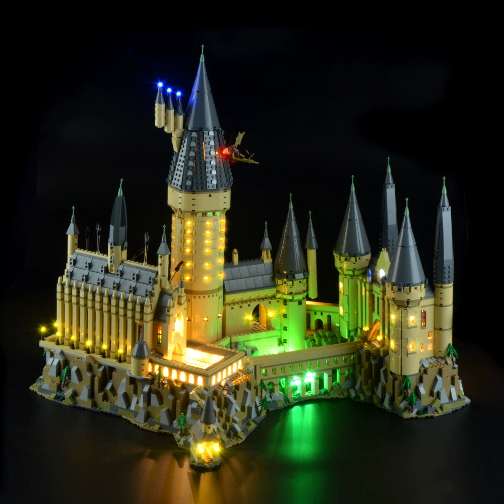Совместимый с Yeabricks набор Lego 71043 Гарри Поттер LED Блок, освещение замка Хогвартс