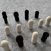 白板筆教鞭電子觸控毛氈筆頭導電白色黑色子彈頭蘑菇頭羊毛氈筆尖