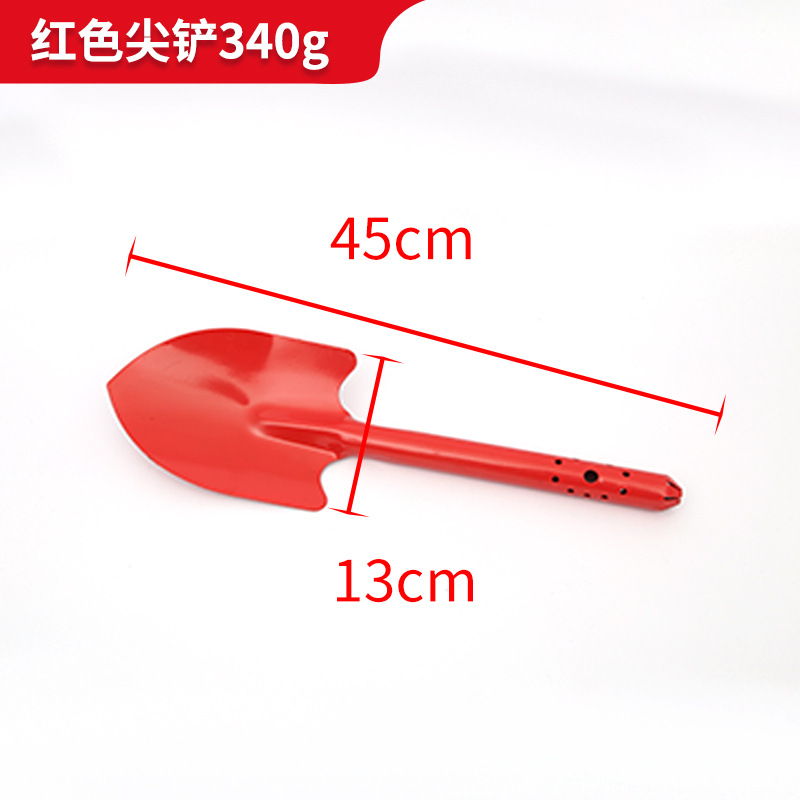 Colorido engrosado Jardín pala puntiaguda pala cuadrada hogar plantación verduras plantación de flores pequeña pala excavación de verduras silvestres excavación arena conducción pala de mar