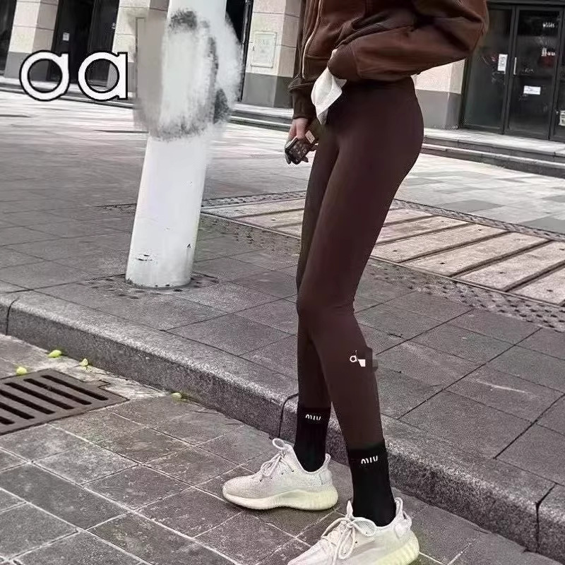 Aliogant Yoga Casual Pants 26 Early Spring Reflective High-Waisted Tummy Control Butt-Lifting Slim Sexy Fitness Running Naked-Feel Pants