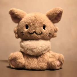 跨境新品 Ushizawa plush 游戏实况主牛沢毛绒公仔玩偶