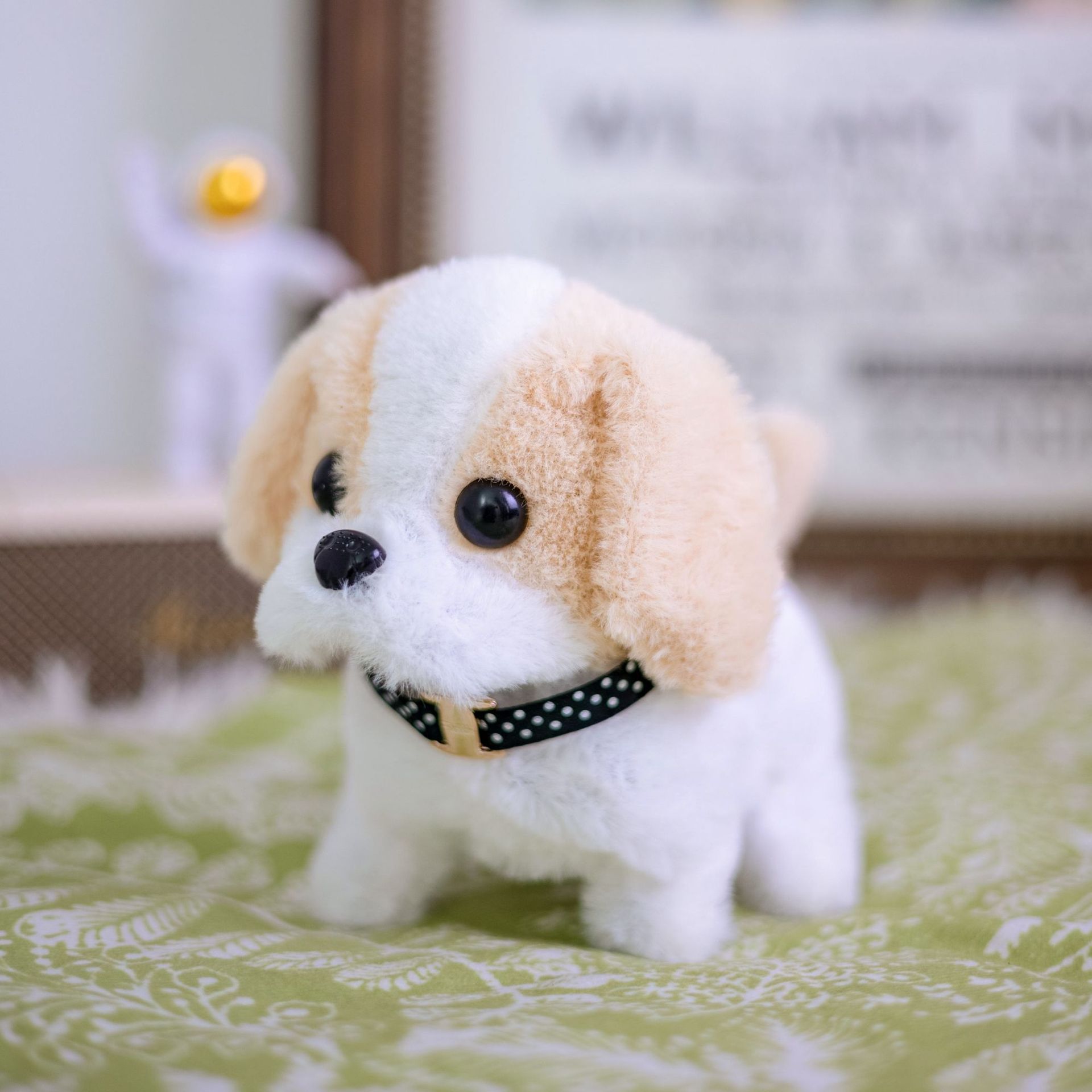 Perro de Peluche Eléctrico de Plástico, Acompañamiento Emocional, para Niños
