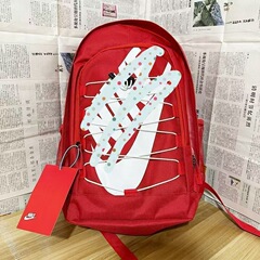 メーカー文字大容量ハイバージョンバックパックキャンパス学生バッグ男性と女性のカジュアルスポーツバッグ多用途