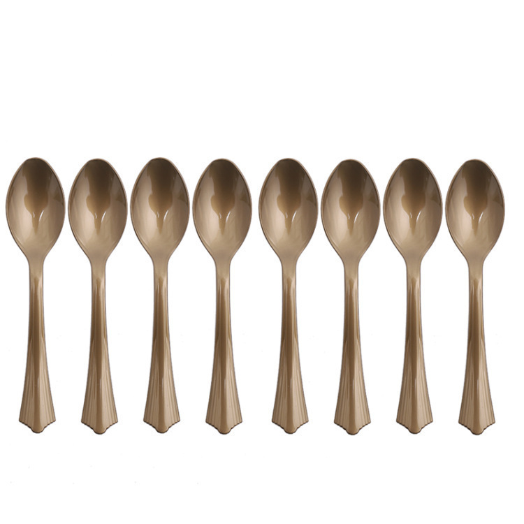 Cuchara de oro 10 PCS 1 paquete