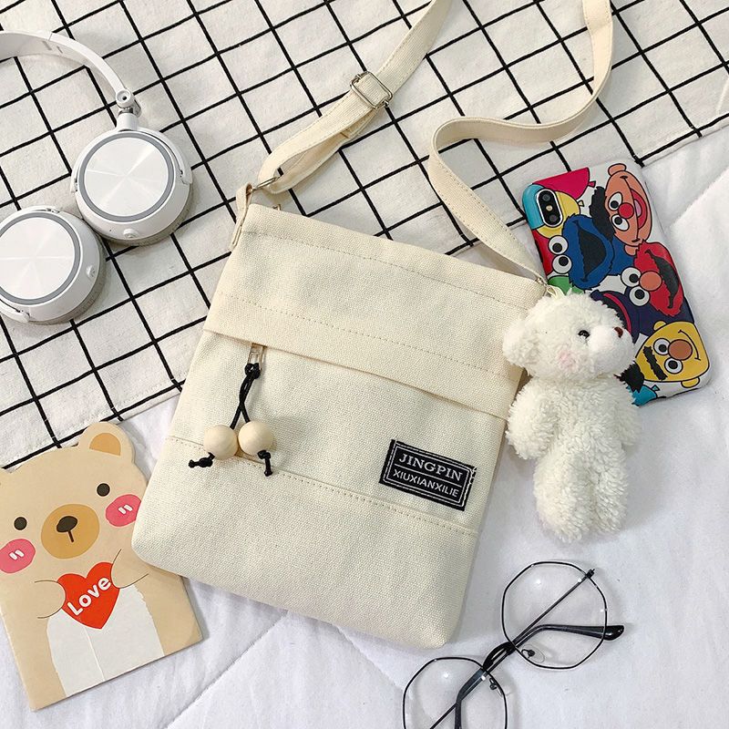 아이보리 홍당무 곰 펜던트