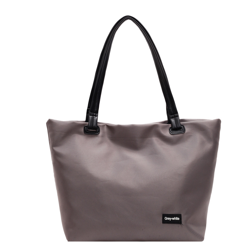 Minimalist Lightweight Nylon Tote Bag For Women 2025 New Large Capacity Commuter Bag Student Shoulder Bag Shopping Bag - Thumbnail 7