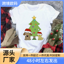 ����ͨŮװ����t��Ů����ʥ������Merry Christmasʥ��Round neck