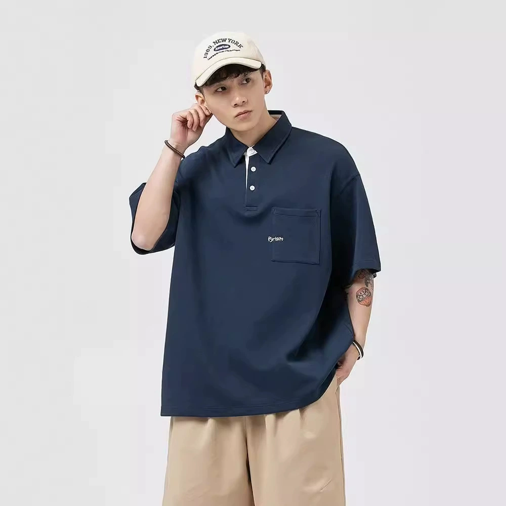 Летное polo, рубашка, японская дышащая комфортная футболка для любимого, свободный крой
