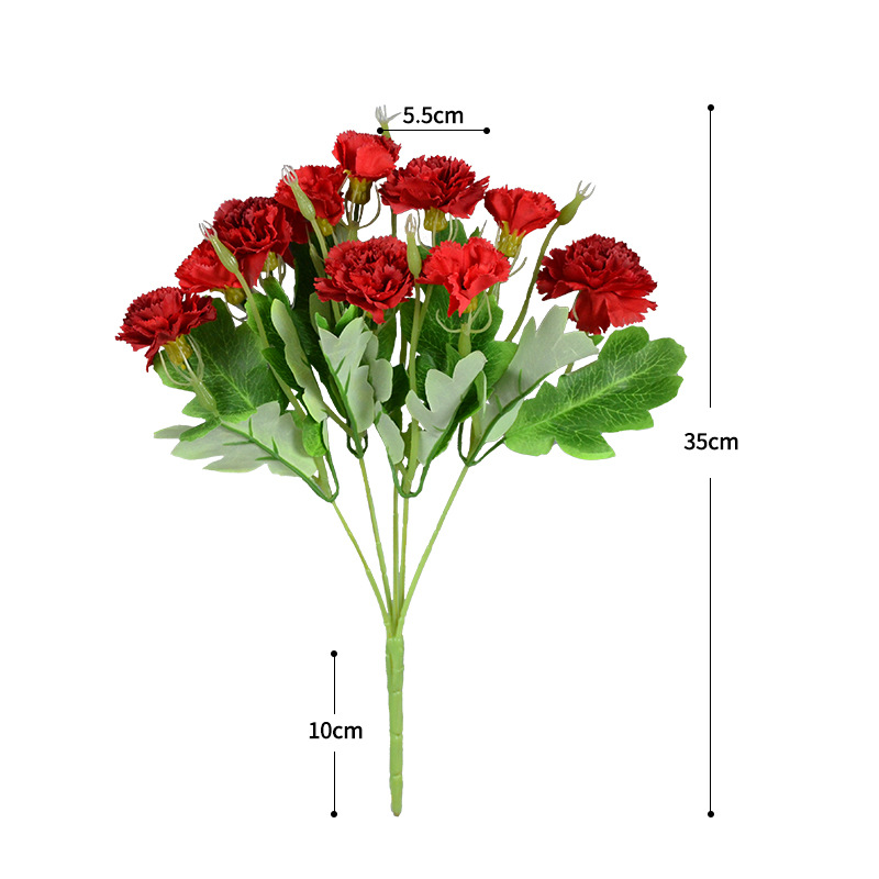 Simulación de 10 claves para decorar el hogar Día de la Madre Día del Maestro ramo de regalos de flores centro comercial tela de atmósfera festiva