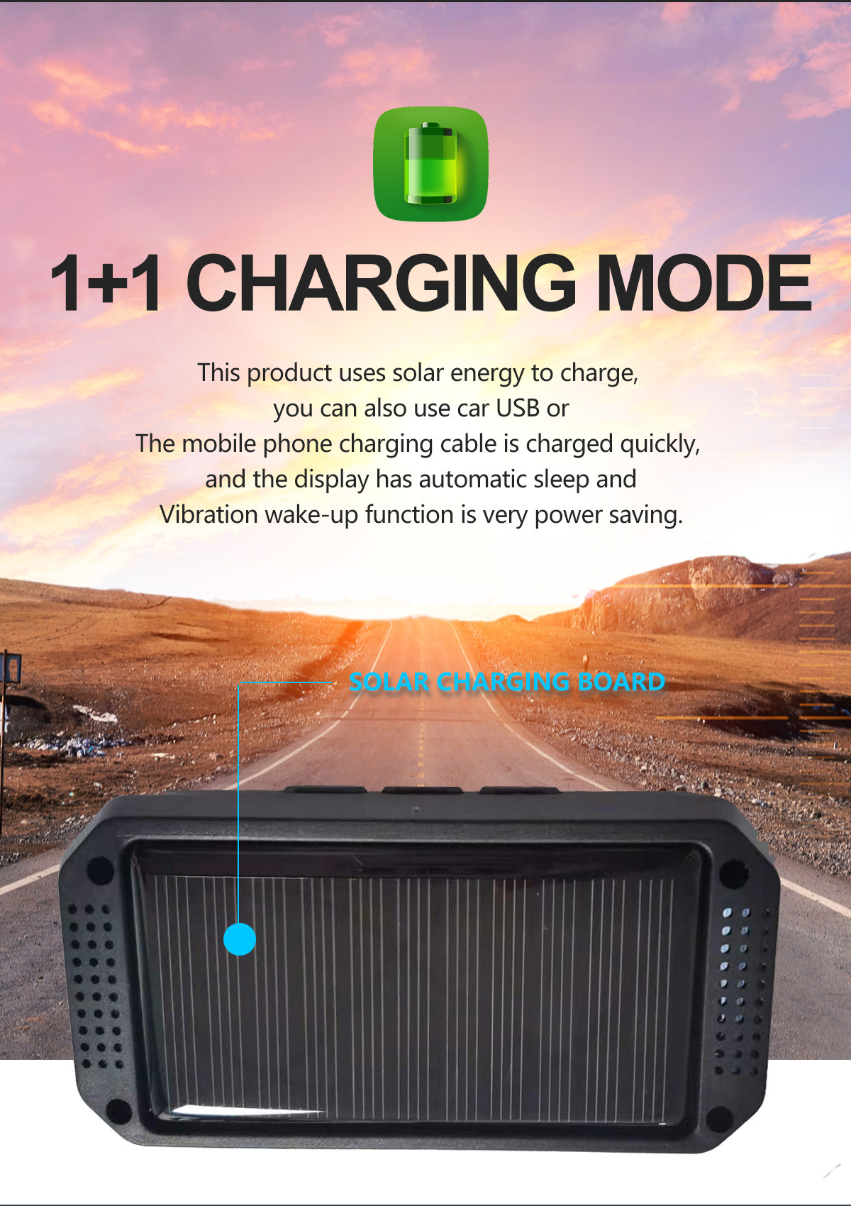 Car Solar Wireless Tire Pressure Monitor Tpms System External Car Perpetual Calendar Tire Pressure Detection