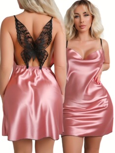 L 59555 Silky Backs Nightgown ¶��˯ȹ ���R�d�羳�W