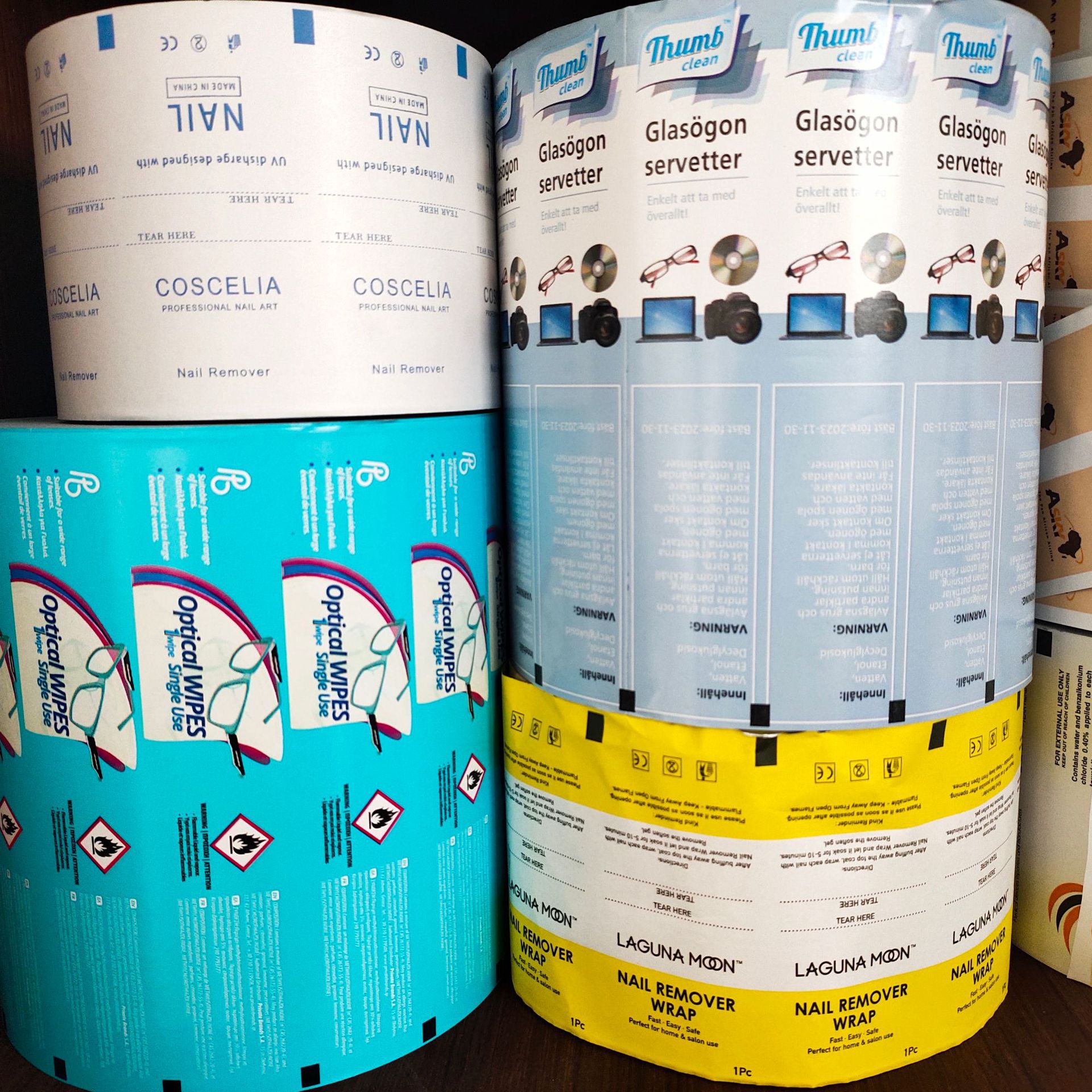 厂家批发包装纸卷膜 酒精湿巾包装纸 一次性易撕包装纸铝箔复合纸