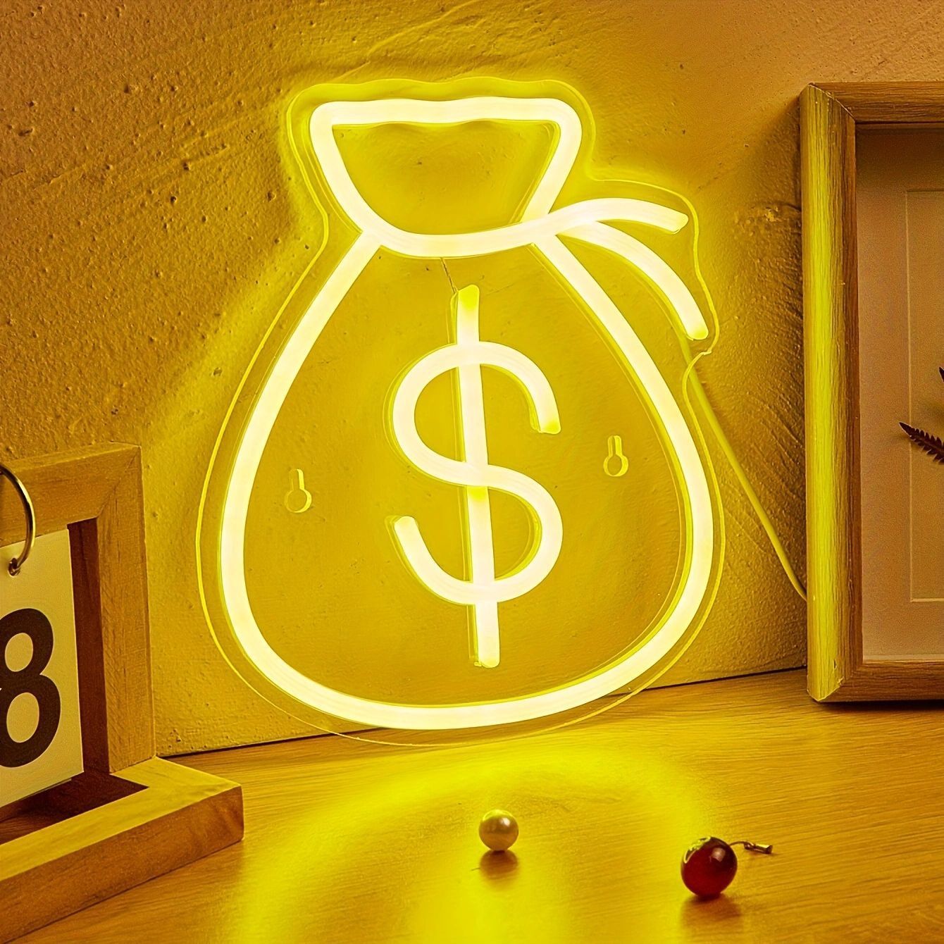 Transfronterizos venta caliente lámpara LED luminosa de neón acrílico lámpara USB patrón de cartel interior lámpara de decoración de fiesta