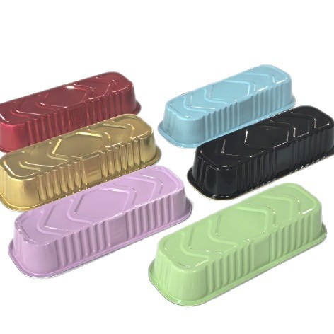 Freidora de aire transfronteriza caja de papel de aluminio rectangular horno casero molde de pastel de taza de papel de estanque bandeja de tostada