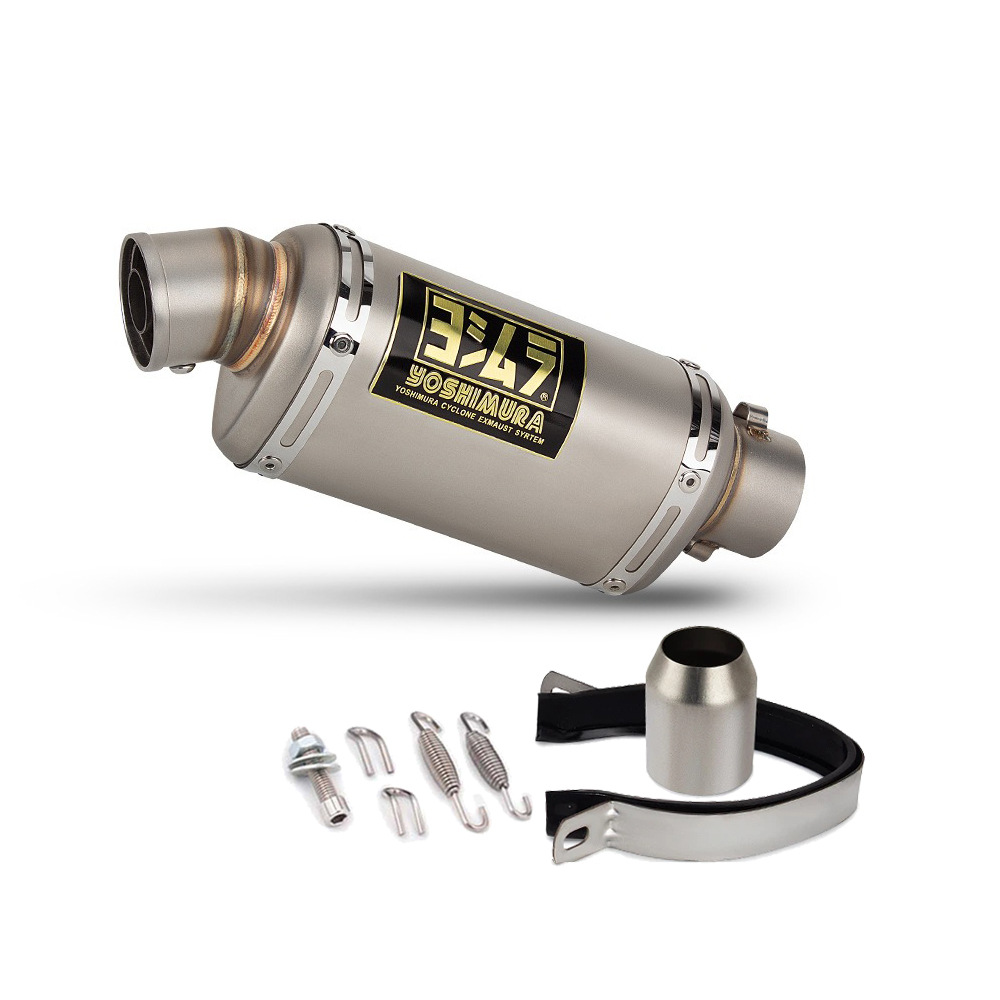 Motorcycle modified Yoshimura exhaust pipe tail throat stainless steel tail section R3/R2/R15/z400/Triumph/Kaiyue