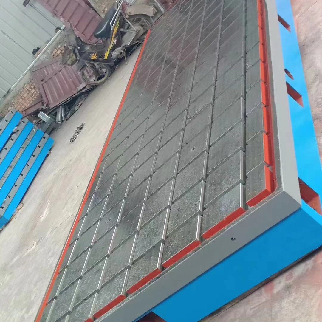 铸铁平台平板 批发焊接划线装配测量平板T型槽平台多功能焊工平台