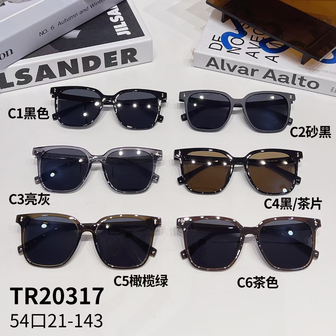 爆款太阳镜G牌同款网红TR90超轻新时尚街头靓仔靓女舒适美妆20317