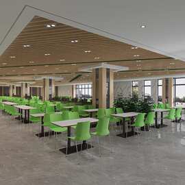 肯德基餐桌椅学校工厂公司食堂餐厅桌椅快餐小吃店桌椅四人位桌椅