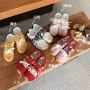 厚底内增高复古休闲鞋子