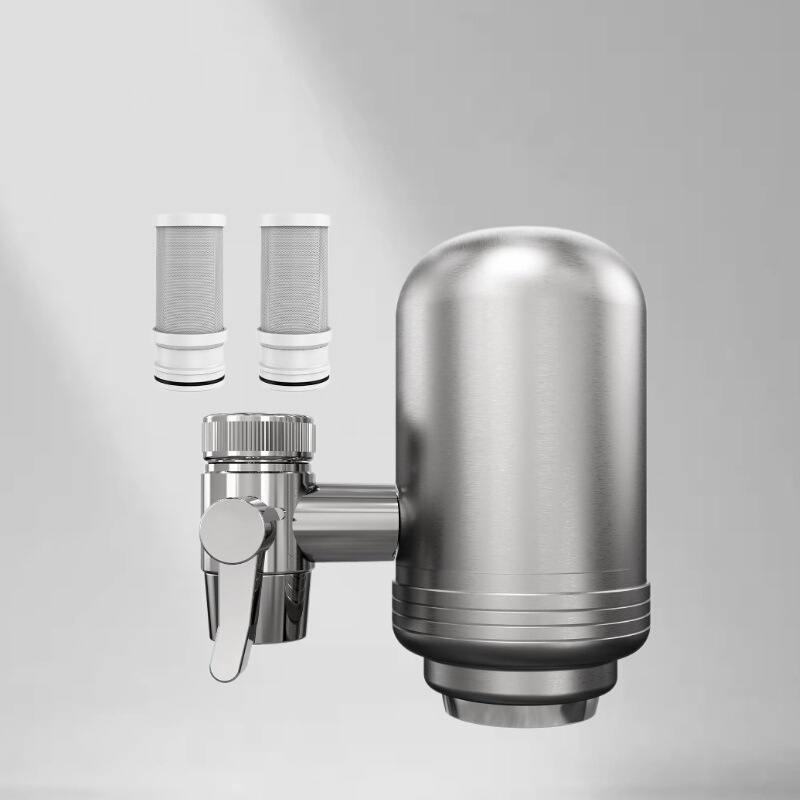 Neutral One-Machine Two-Core Five-Stage Filtration Kitchen Faucet Filter Tap Water Purifier Activated Carbon Universal Quick-Connect