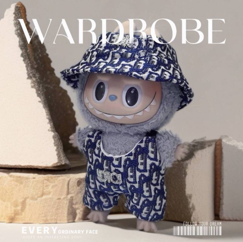 Dropshipping 代发仅衣服】挂件LABUBU公仔娃衣一二代盲盒拉布布|undefined