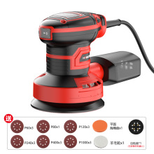 5寸125mm砂纸机调速打磨机偏心油漆抛光机木工电动木材圆盘砂光机