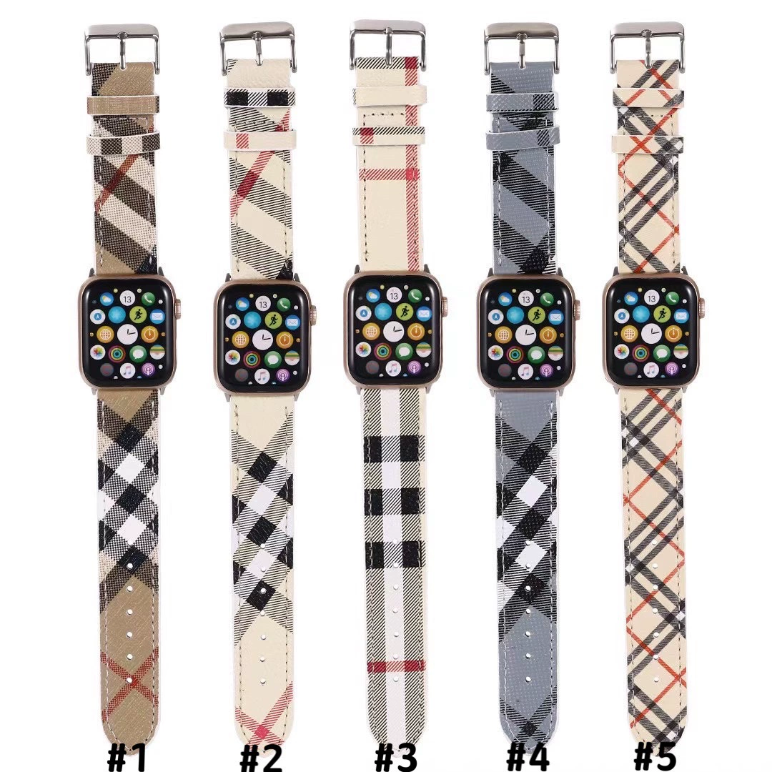 Свободная торговля экспресс-соответствует дорогим Apple с iWATCH кожаные штрихи часы с Apple1234567 поколения MM