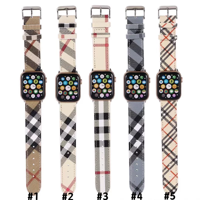 Свободная торговля экспресс-соответствует дорогим Apple с iWATCH кожаные штрихи часы с Apple1234567 поколения MM