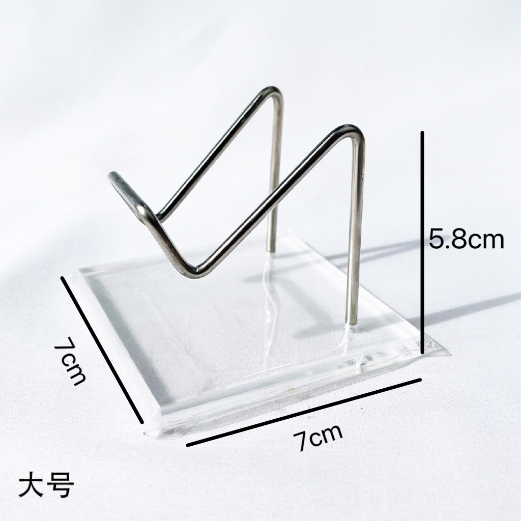 Acrílico transparente mineral etiqueta rack cristal crudo piedra mineral espécimen estante caballete soporte base creativa image 10