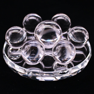 Crystal alcohol natural white crystal ball Seven Star array ornaments living room decoration opening gift home decorations craft gifts