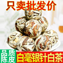 福建陈皮白茶龙珠2023年正宗高山明前小沱茶叶嫩芽小茶球