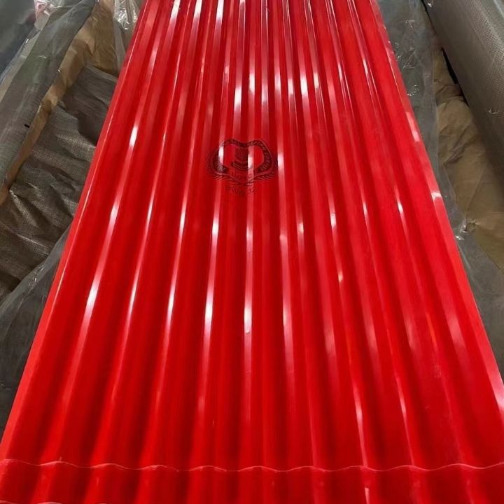 工地厂房屋顶防晒彩涂瓦彩钢瓦彩钢板金属瓦镀铝锌彩钢降温钢构