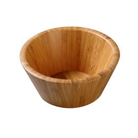 竹木碗 楠竹碗三件套竹制平底家用餐厅竹碗套装bamboo bowl