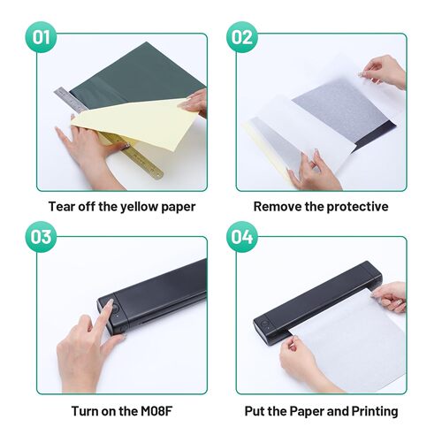 Phomemo cross-border portable mini printer wrong title thermal printer office printing tattoo A4 printer