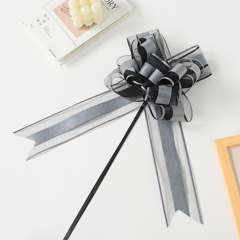 Nuevo crossover Macarons de gran tamaño, diamantes rotos, cebolletas, hilo de nieve, flores de dibujo, embalaje de regalo de Navidad, decoración de coche de bodas, flores de dibujo