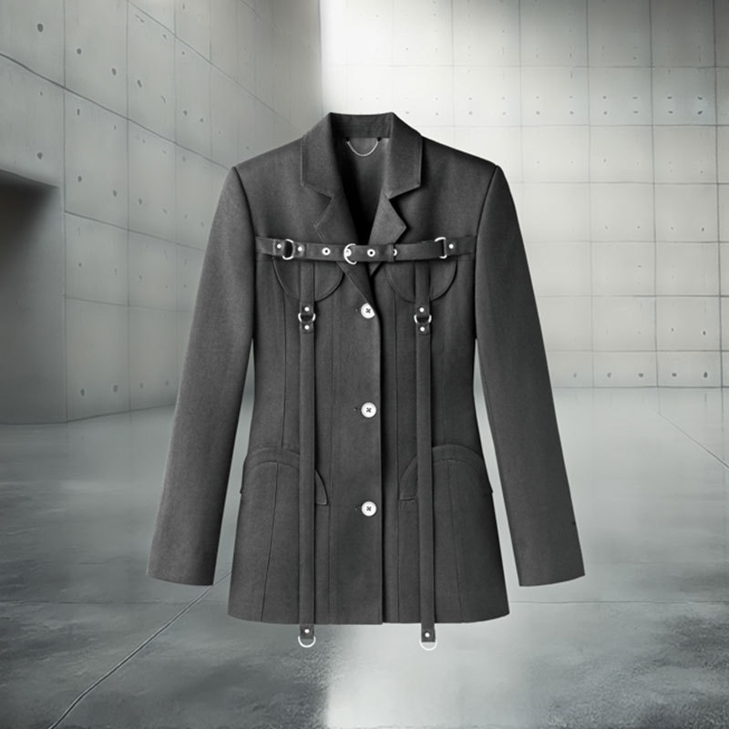 JH Junhong 2024 Autumn and Winter New Ladies Suit High Temperament Casual Suit Jacket