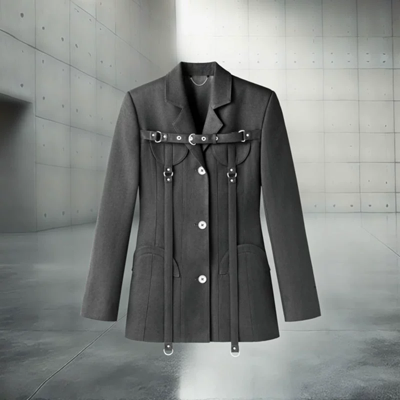 JH Junhong 2024 осень-зима новый женский костюм высокого темперамента повседневный пиджак