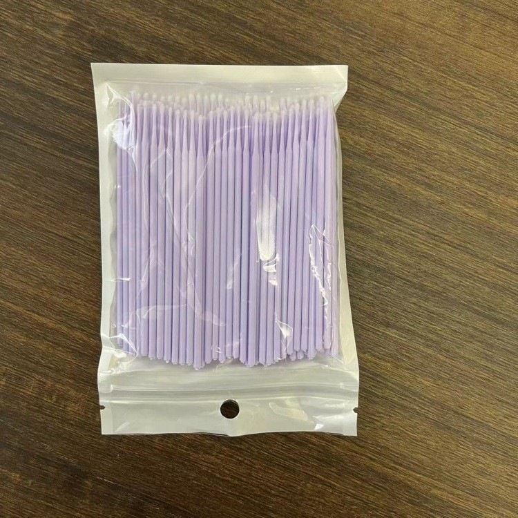 Microhisopos de Algodón Desmaquillantes 100 Piezas Algodón y PP Limpieza para Maquillaje de Ojos