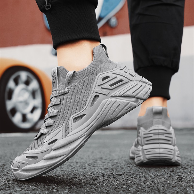 En nombre del verano Feizhi nuevo estilo transpirable y ligero, zapatos deportivos de suela gruesa, ocio al aire libre, zapatos de papá, hombres transfronterizos